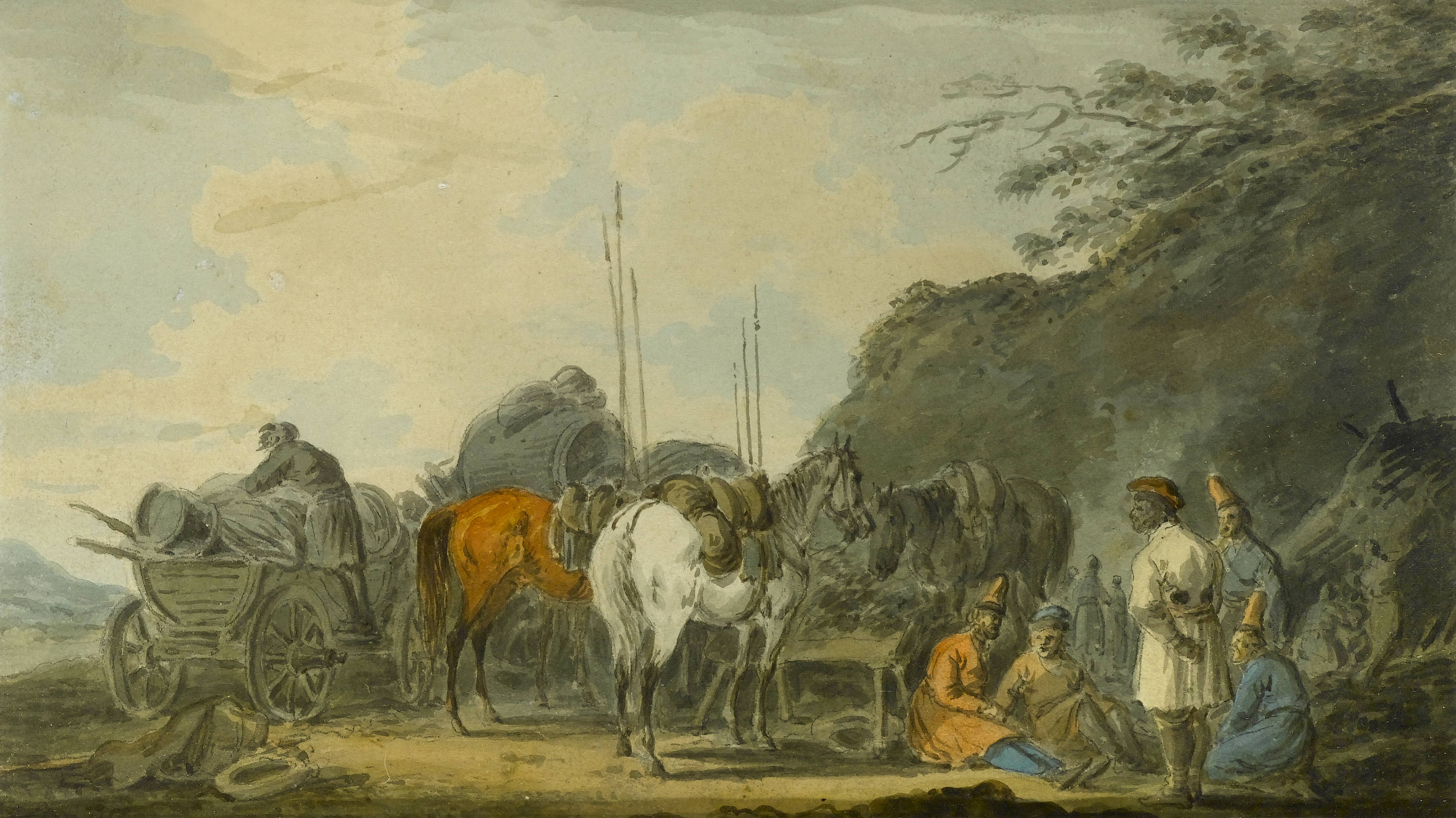 Cossacks Resting their Horses